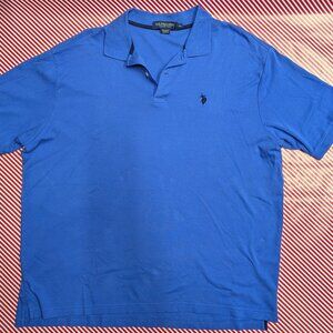 U.S. Polo Assn. Luxury Feel Polo Shirt – Used – Blue – Good Condition